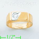 14K Gold Baby Ring - Click Image to Close