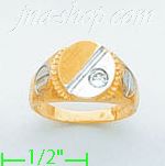 14K Gold Baby Ring - Click Image to Close