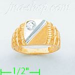 14K Gold Baby Ring - Click Image to Close