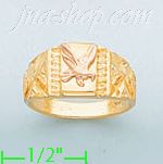 14K Gold Baby Ring - Click Image to Close