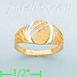 14K Gold Baby Ring - Click Image to Close