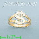 14K Gold Baby Ring - Click Image to Close