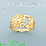 14K Gold Baby Ring - Click Image to Close