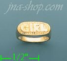 14K Gold Baby Ring - Click Image to Close