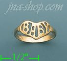 14K Gold Baby Ring - Click Image to Close