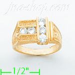 14K Gold Baby Ring - Click Image to Close