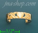 14K Gold Toe Ring - Click Image to Close