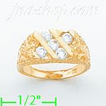 14K Gold Baby Ring - Click Image to Close