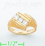 14K Gold Baby Ring - Click Image to Close