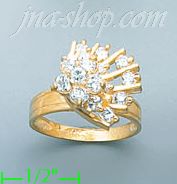 14K Gold Ladies' Motion Ring - Click Image to Close