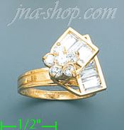 14K Gold Ladies' Motion Ring - Click Image to Close