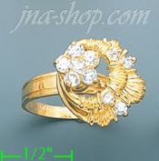 14K Gold Ladies' Motion Ring - Click Image to Close