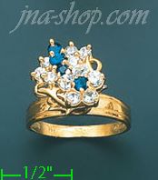 14K Gold Ladies' Motion Ring - Click Image to Close