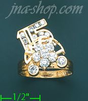 14K Gold Ladies' Motion Ring - Click Image to Close