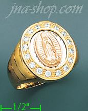 14K Gold Men's Ring - Click Image to Close