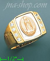 14K Gold Men's Ring - Click Image to Close