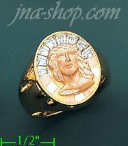 14K Gold Men's Ring - Click Image to Close