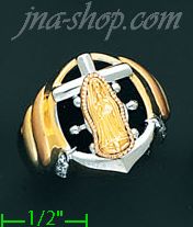 14K Gold Men's Ring - Click Image to Close