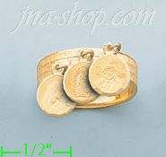 14K Gold Assorted Ladies' Ring - Click Image to Close