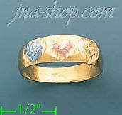 14K Gold Assorted Ladies' Ring - Click Image to Close