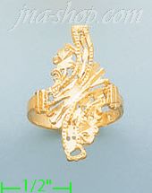 14K Gold Ladies' Dia-Cut Ring - Click Image to Close