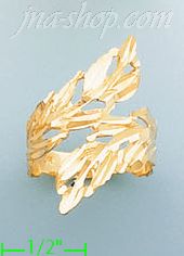 14K Gold Ladies' Dia-Cut Ring - Click Image to Close