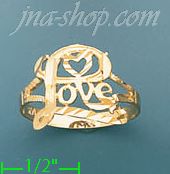 14K Gold Ladies' Dia-Cut Ring - Click Image to Close