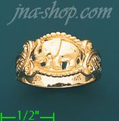 14K Gold Ladies' Dia-Cut Ring - Click Image to Close