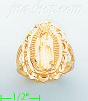 14K Gold Ladies' Dia-Cut Ring - Click Image to Close