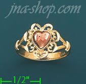 14K Gold 3Color Dia-Cut Ring - Click Image to Close