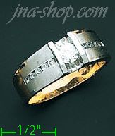 14K Gold Men's Ring - Click Image to Close