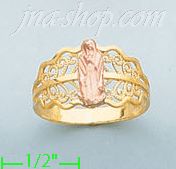 14K Gold Ladies' Light Ring - Click Image to Close