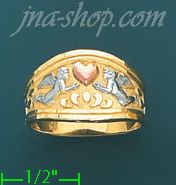 14K Gold Ladies' Light Ring - Click Image to Close