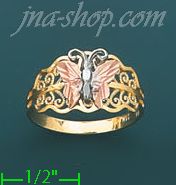 14K Gold Ladies' Light Ring - Click Image to Close