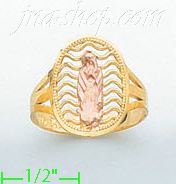 14K Gold Ladies' Light Ring - Click Image to Close