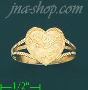 14K Gold Ladies' Light Ring - Click Image to Close