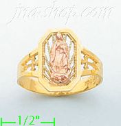 14K Gold Ladies' Light Ring - Click Image to Close