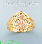 14K Gold Ladies' Light Ring - Click Image to Close