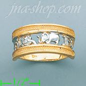 14K Gold Ladies' Light Ring - Click Image to Close