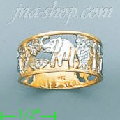 14K Gold Ladies' Light Ring - Click Image to Close