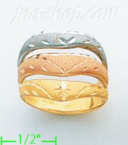 14K Gold Ladies' Light Ring - Click Image to Close