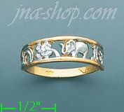 14K Gold Ladies' Light Ring - Click Image to Close