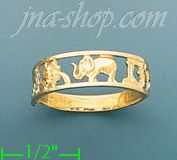 14K Gold Ladies' Light Ring - Click Image to Close