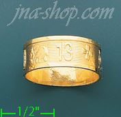 14K Gold Ladies' Light Ring - Click Image to Close