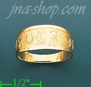 14K Gold Ladies' Light Ring - Click Image to Close