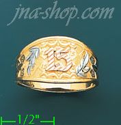 14K Gold Ladies' Light Ring - Click Image to Close