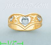 14K Gold Ladies' Light Ring - Click Image to Close