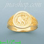 14K Gold Ladies' Light Ring - Click Image to Close