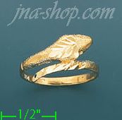 14K Gold Ladies' Light Ring - Click Image to Close