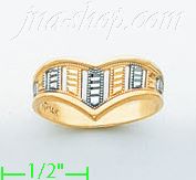 14K Gold Ladies' Light Ring - Click Image to Close